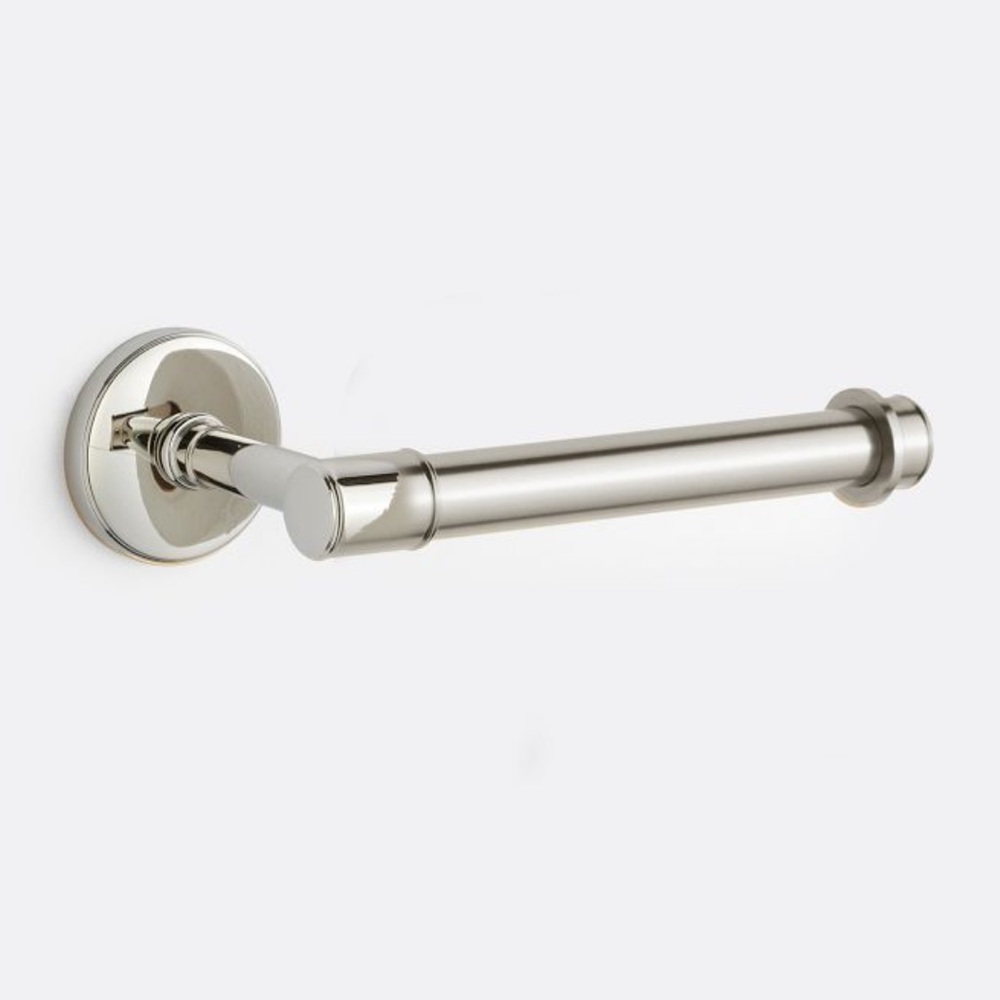 Rejuvenation Ladd Toilet Paper Holder SINGLE POST
7-3/8" Polished Nickel